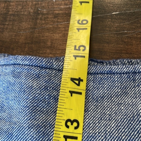 Lane Bryant Pull-On Chambray Linen Straight Leg Pant Blue Plus Size 24 Flowy NWT - Picture 11 of 14